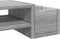 vidaXL - Monitorstandaard - opbergruimte - 100x27x15 - cm - hout - grijs - sonoma