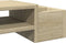 vidaXL - Monitorstandaard - opbergruimte - 100x27x15 - cm - hout - sonoma - eiken