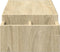 vidaXL - Monitorstandaard - opbergruimte - 100x27x15 - cm - hout - sonoma - eiken