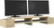vidaXL - Monitorstandaard - opbergruimte - 100x27x15 - cm - hout - sonoma - eiken