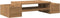 vidaXL - Monitorstandaard - opbergruimte - 70x27x15 - cm - hout - artisanaal - eiken
