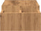 vidaXL - Monitorstandaard - opbergruimte - 70x27x15 - cm - hout - artisanaal - eiken