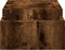 vidaXL - Monitorstandaard - opbergruimte - 70x27x15 - cm - hout - gerookt - eiken
