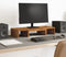 vidaXL - Monitorstandaard - verstelbaar - 60x24x10,5 - cm - hout - oud - houtkleurig