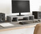 vidaXL - Monitorstandaard - verstelbaar - 60x24x10,5 - cm - hout - grijs - sonoma