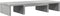 vidaXL - Monitorstandaard - verstelbaar - 60x24x10,5 - cm - hout - betongrijs
