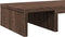 vidaXL - Monitorstandaard - verstelbaar - 60x24x10,5 - cm - hout - bruin - eiken
