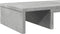 vidaXL - Monitorstandaard - verstelbaar - 60x24x10,5 - cm - hout - betongrijs