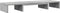 vidaXL - Monitorstandaard - verstelbaar - 80x24x10,5 - cm - hout - betongrijs