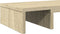 vidaXL - Monitorstandaard - verstelbaar - 80x24x10,5 - cm - hout - sonoma - eiken