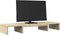 vidaXL - Monitorstandaard - verstelbaar - 80x24x10,5 - cm - hout - sonoma - eiken