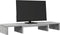 vidaXL - Monitorstandaard - verstelbaar - 80x24x10,5 - cm - hout - grijs - sonoma
