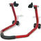 vidaXL - Motorfiets - achterwiel - paddock - standaard - rood