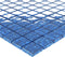 vidaXL Mozaïektegels 11 st zelfklevend 30x30 cm glas blauw