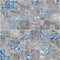 vidaXL Mozaïektegels 22 st zelfklevend 30x30 cm glas grijs en blauw
