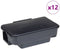 vidaXL - Muizenvallen - 12 - st - 22x12,5x7,5 - cm - zwart