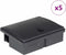 vidaXL - Muizenvallen - 5 - st - 13x10x4 - cm - zwart