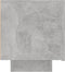vidaXL - Nachtkastje - 100x35x40 - cm - bewerkt - hout - betongrijs