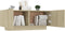 vidaXL - Nachtkastje - 100x35x40 - cm - bewerkt - hout - sonoma - eikenkleurig