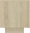 vidaXL - Nachtkastje - 100x35x40 - cm - bewerkt - hout - sonoma - eikenkleurig