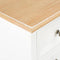 vidaXL - Nachtkastje - 2 - st - 35x30x49 - cm - MDF - wit