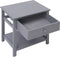 vidaXL - Nachtkastje - 2 - st - 40x29x42 - cm - paulowniahout - grijs