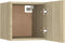 vidaXL - Nachtkastje - 30,5x30x30 - cm - bewerkt - hout - sonoma - eikenkleurig