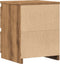 vidaXL - Nachtkastje - 30x30x40 - cm - bewerkt - hout - artisanaal - eikenkleurig