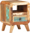 vidaXL - Nachtkastje - 30x30x41 - cm - massief - gerecycled - hout