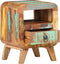 vidaXL - Nachtkastje - 30x30x41 - cm - massief - gerecycled - hout