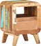vidaXL - Nachtkastje - 30x30x41 - cm - massief - gerecycled - hout