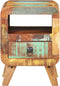 vidaXL - Nachtkastje - 30x30x41 - cm - massief - gerecycled - hout