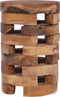 vidaXL - Nachtkastje - 30x30x45 - cm - massief - teakhout