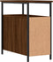 vidaXL - Nachtkastje - 30x60x60 - cm - bewerkt - hout - bruin - eikenkleur