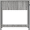 vidaXL - Nachtkastje - 30x60x60 - cm - bewerkt - hout - grijs - sonoma - eikenkleurig