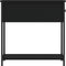 vidaXL - Nachtkastje - 30x60x60 - cm - bewerkt - hout - zwart