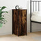 vidaXL - Nachtkastje - 32x42x80 - cm - bewerkt - hout - gerookt - eikenkleurig