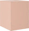 vidaXL - Nachtkastje - 34,5x39x44 - cm - staal - roze