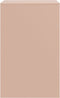 vidaXL - Nachtkastje - 34,5x39x62 - cm - staal - roze