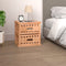 vidaXL - Nachtkastje - 34x34x34 - cm - massief - walnotenhout