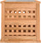 vidaXL - Nachtkastje - 34x34x34 - cm - massief - walnotenhout