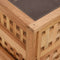 vidaXL - Nachtkastje - 34x34x34 - cm - massief - walnotenhout
