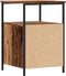 vidaXL - Nachtkastje - 34x35,5x50 - cm - bewerkt - hout - oud - houtkleurig