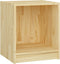 vidaXL - Nachtkastje - 35,5x33,5x41,5 - cm - massief - grenenhout