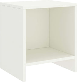 vidaXL - Nachtkastje - 35x30x40 - cm - massief - grenenhout - wit
