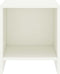 vidaXL - Nachtkastje - 35x30x40 - cm - massief - grenenhout - wit