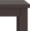 vidaXL - Nachtkastje - 35x30x47 - cm - massief - grenenhout - donkerbruin