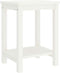 vidaXL - Nachtkastje - 35x30x47 - cm - massief - grenenhout - wit