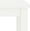 vidaXL - Nachtkastje - 35x30x47 - cm - massief - grenenhout - wit