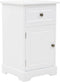vidaXL - Nachtkastje - 35x32x59 - cm - MDF - en - grenenhout